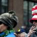 A Hash Bash attendee smokes on Saturday, April 6. Daniel Brenner I AnnArbor.com